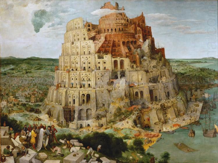 BRUEGEL, Pieter the Elder The Tower of Babel (mk08) china oil painting image